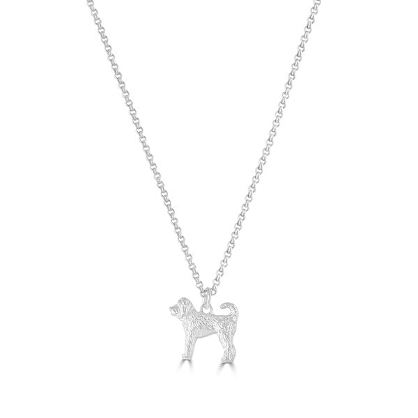 Mylee London Labradoodle Silver Necklace - Personalised