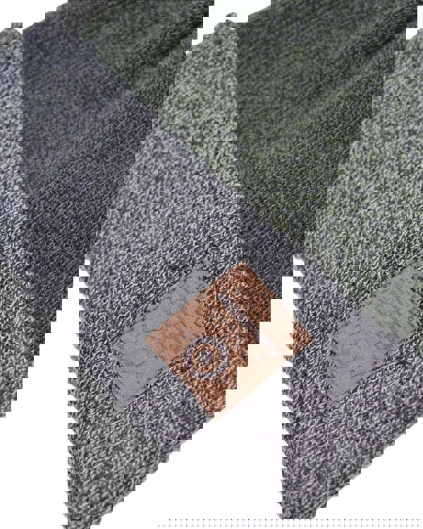 Lambretta Knitted Fleece Turn Up Bobble Skater Style Beanie Hat