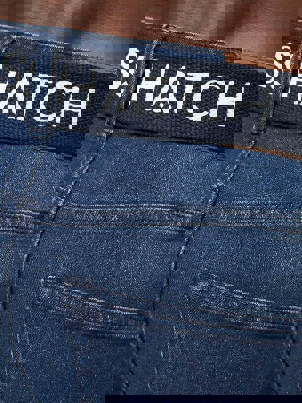 Crosshatch Princed Denim Jeans Dark Wash