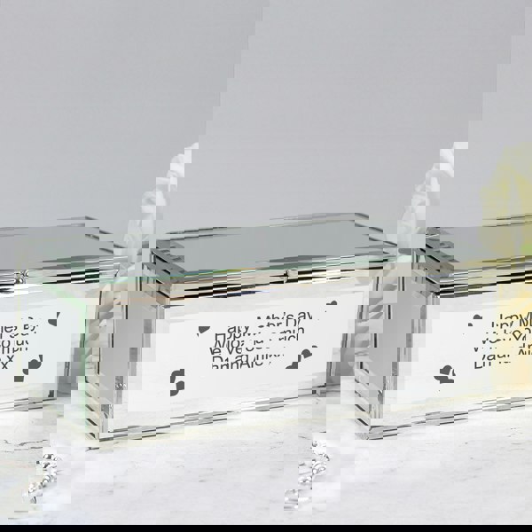 Personalised Memento Company Personalised Hearts Mirrored Jewellery Box