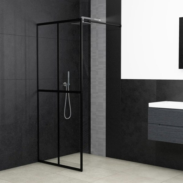 Berkfield Walk-in Shower Screen Clear Tempered Glass 100x195 cm