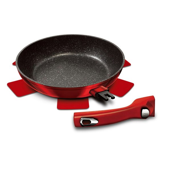 Berlinger Haus Frying Pan with Removable Handle Berlinger Haus BH-1946 Burgundy Line