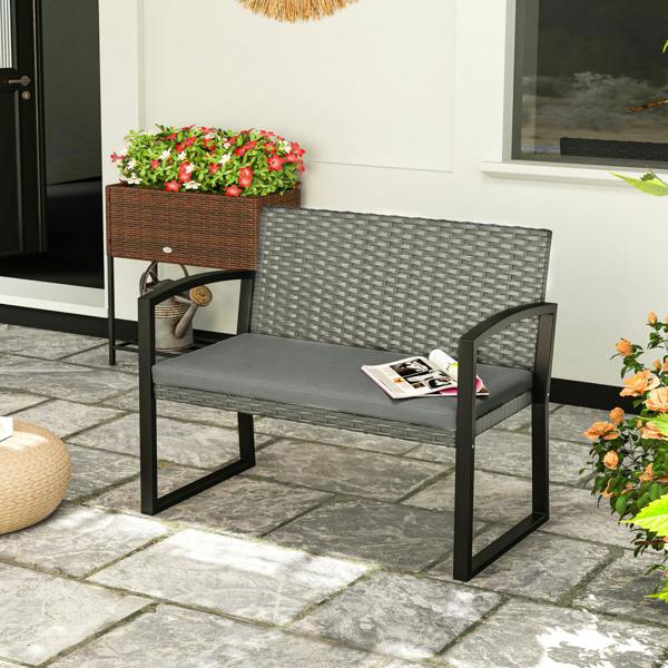 Rattan Bench