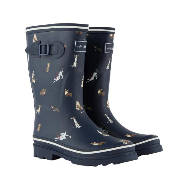 Regatta Womens/Ladies Amelia Dogs Wellington Boots - Navy - 