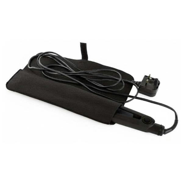 Aquarius Envie Hair Straightener Heat Protection Storage Case Black Foldable Flat Iron Bag