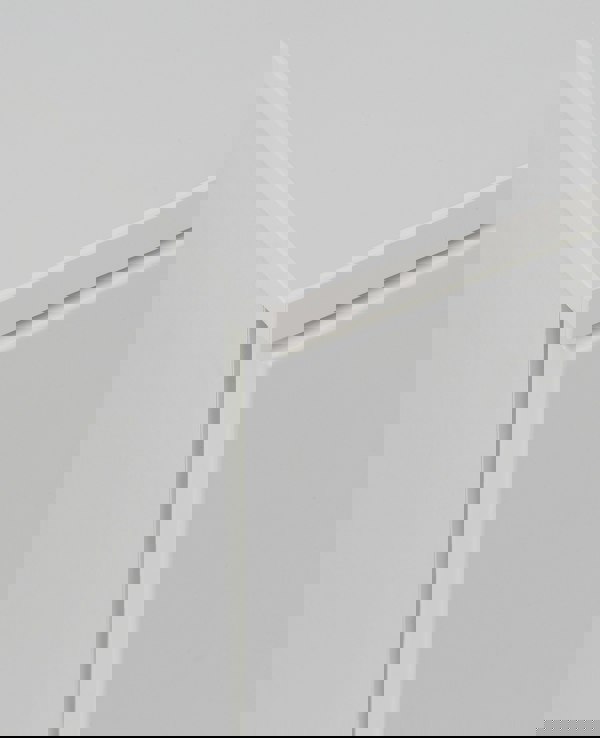 Furniture To Go Sienna Wide Chest of 4 Drawers and 2 Doors in White/White High Gloss