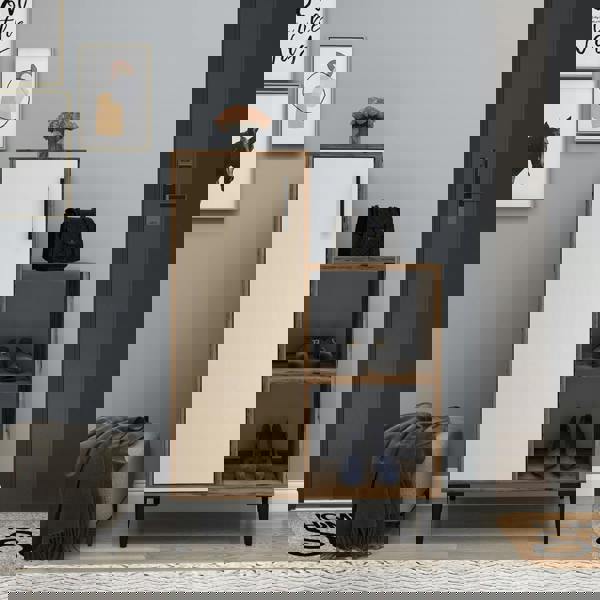 Destina Home Reysary Shoe Storage Shelf with Cabinet