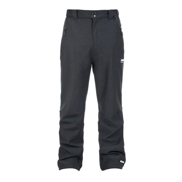 Trespass Mens Hemic Water Resistant Softshell Trousers - Black