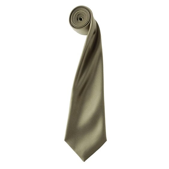 Premier Unisex Adult Colours Satin Tie - Sage