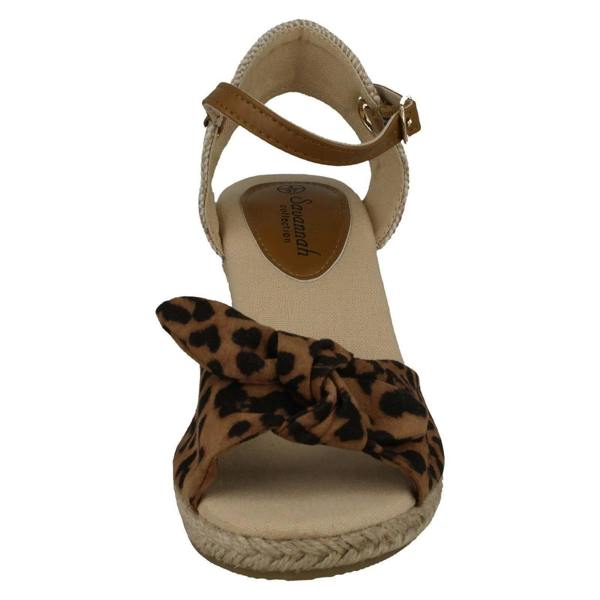 Savannah Ladies Savannah Mid Rope Wedge Sandals