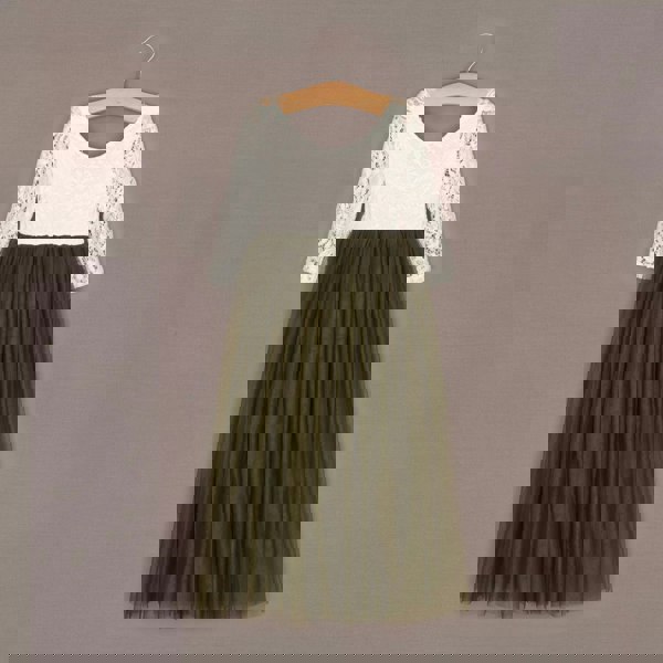 pretty olive green occasion dress