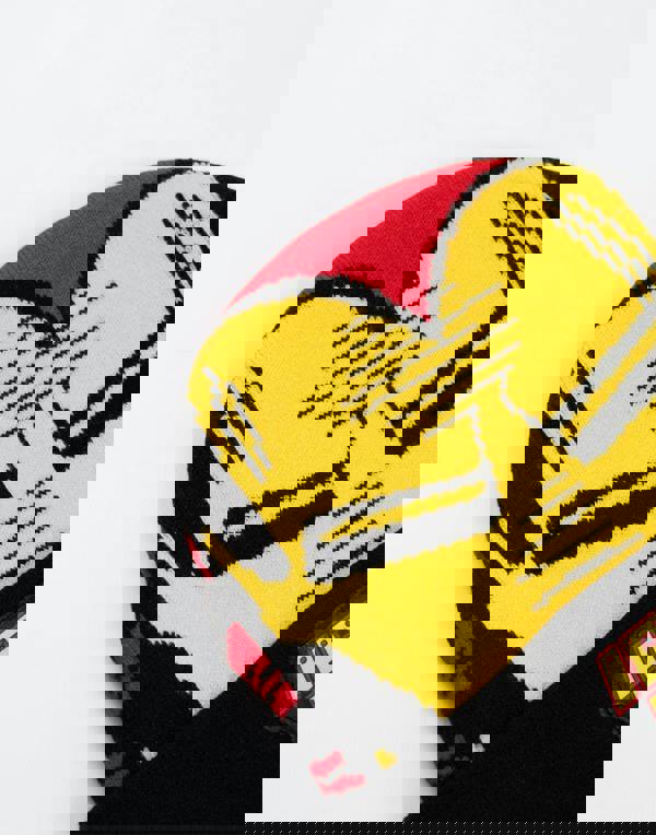 Marvel Boys Red Ironman Beanie and Gloves Set (One Size)