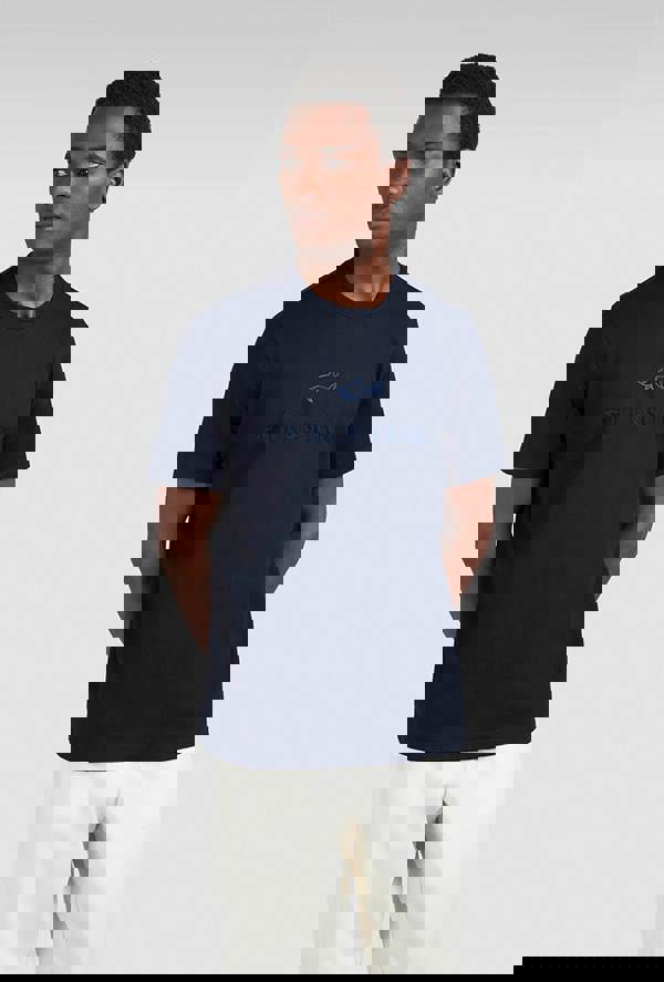 Paul & Shark Cotton Jersey T-Shirt with Logo Print