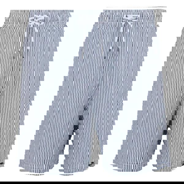 Regatta Mens Loras Stripe Seersucker Swim Shorts - Navy