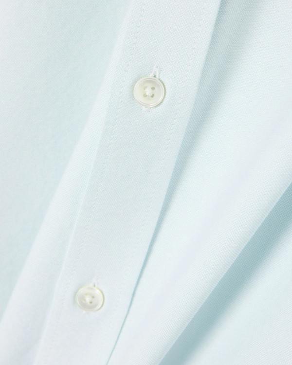 Lacoste Casual Oxford Mens Long Sleeve Shirt - Rill/White MR8 | CHO | Designer Mens Long Sleeve Shirts