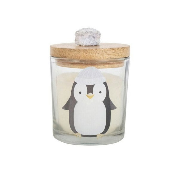 Something Different Frosty Vanilla Penguin Candle - White