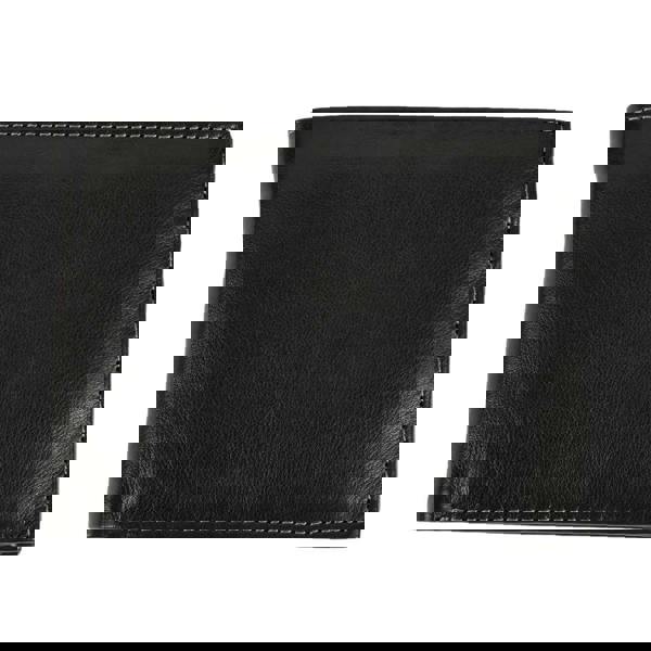 Eastern Counties Leather Mens Mark Trifold Wallet With Coin Pocket - Black - 