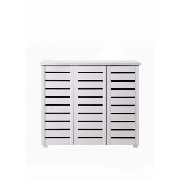 Timber Art Design 5 Tier Shoe Storage Cabinet 3 Door Cupboard Stand Rack Unit