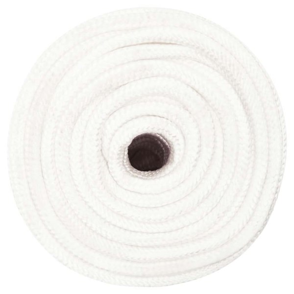 Berkfield Boat Rope Full White 12 mm 25 m Polypropylene