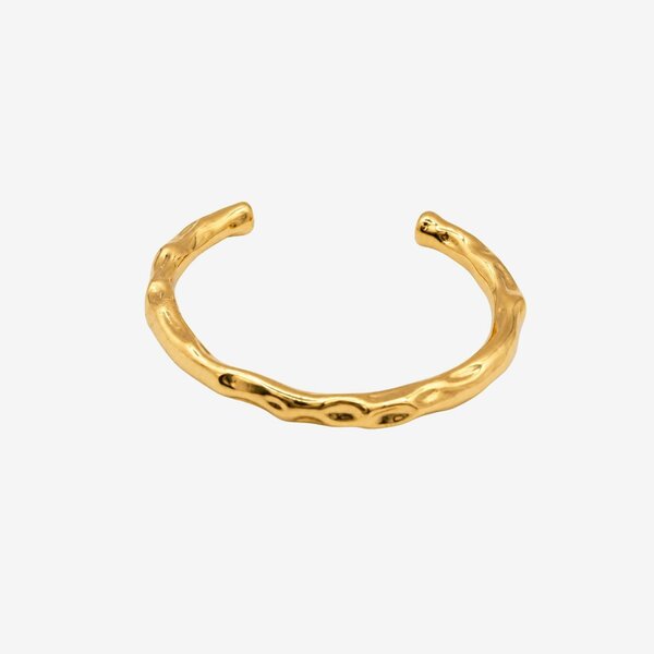 Uchi & Soto Kin Molten Gold Structured Bangle