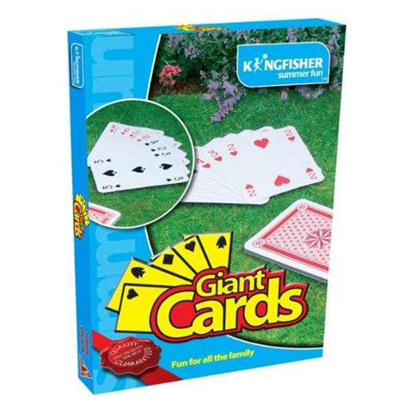 Aquarius Kingfisher GA013 Giant Playing Cards – Perfect Outdoor Garden Game for Family & Parties