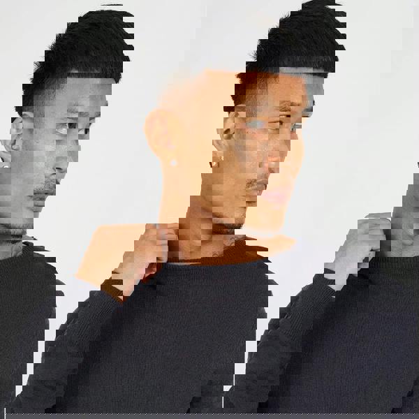 Brave Soul Navy 2 Pack Crew Neck Knit Jumpers - Navy Image 4