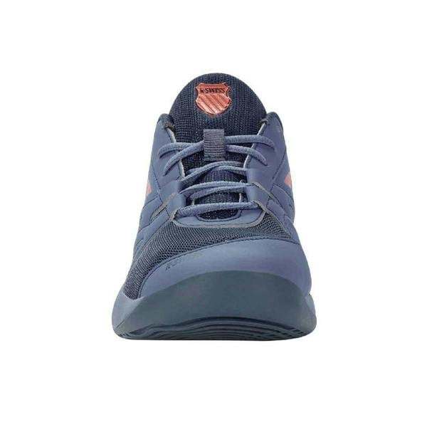 K-Swiss Childrens/Kids Speed Trac Faux Leather Tennis Shoes - Blue - 