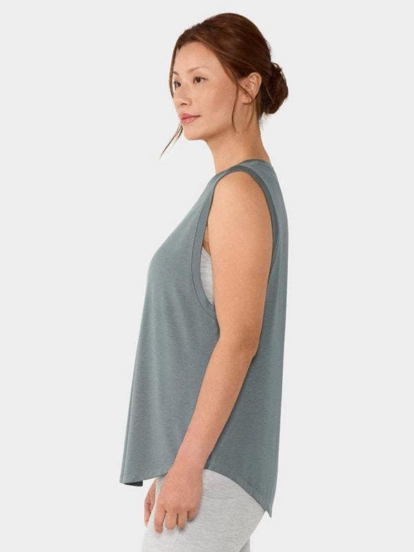 Tavi Luxe High Neck Muscle Women's Tank Top