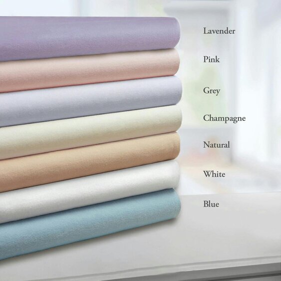 Scotts of Stow Plain Brushed Cotton Fitted Sheet