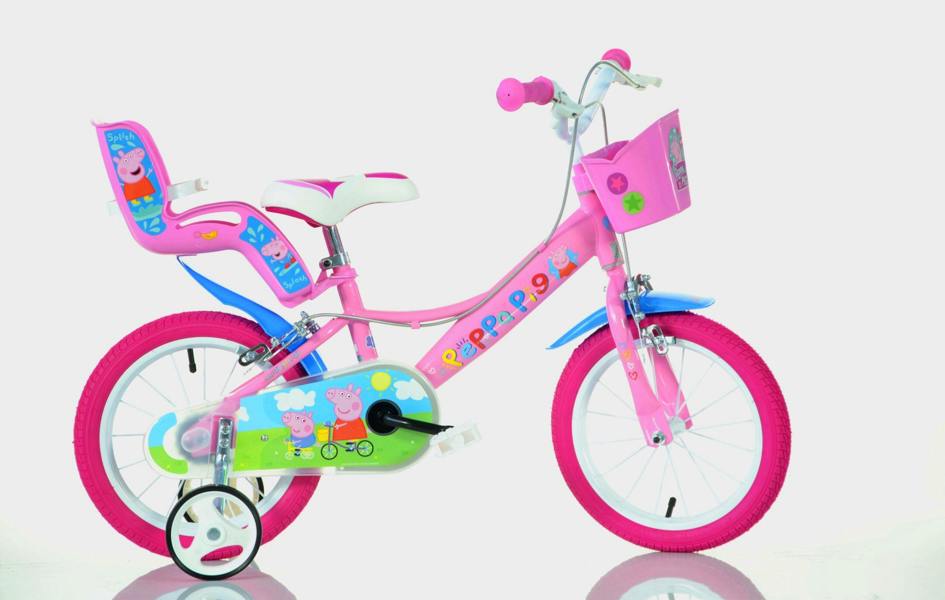 Dino Bikes Dino Peppa Pig 16in Bike - Pink