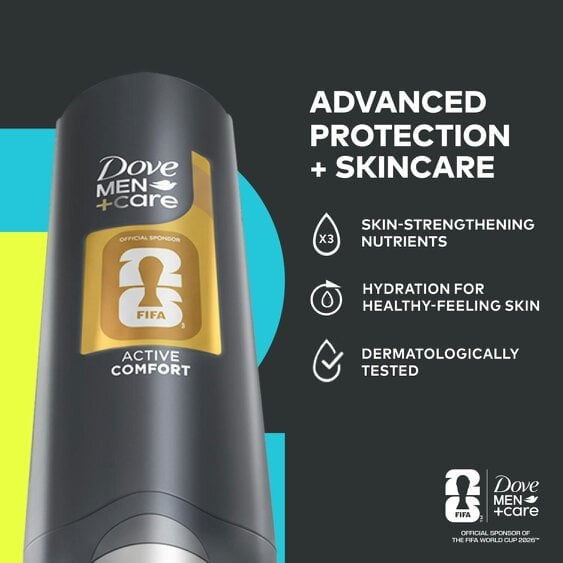Dove Men+Care FIFA Active Comfort 3-in-1 Hair, Face & Body Wash, 400ml