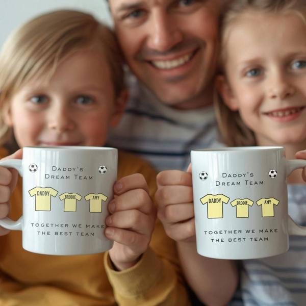 Aye Do Gifts Daddy's Team Football Mug Gift | Dad Father's Day Gift