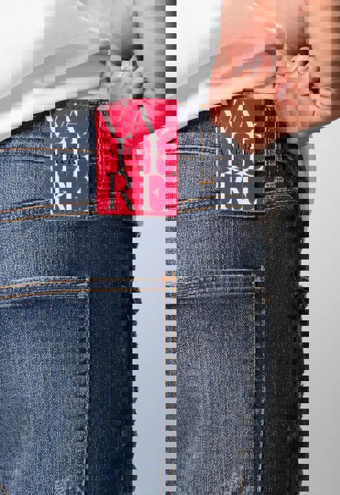 Valere Milano Genova Ripped Jean - Blue