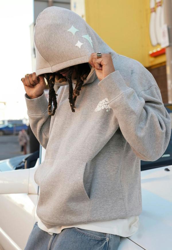 Fresh Couture Fresh Flavours  Hoodie - Marl Grey