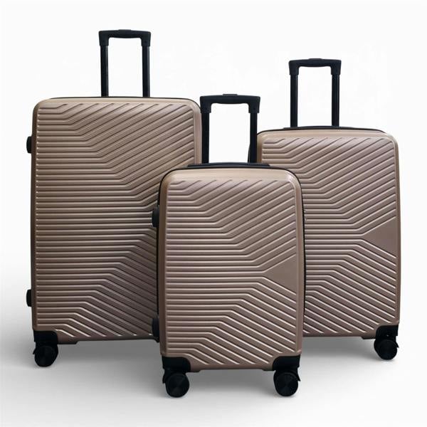 Infinity Luggage Hardshell Suitcase Set Robust 8 Wheel Luggage Cabin Case Bag