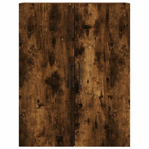 Berkfield Wall Mounted Cabinet Smoked Oak 69.5x34x90 cm