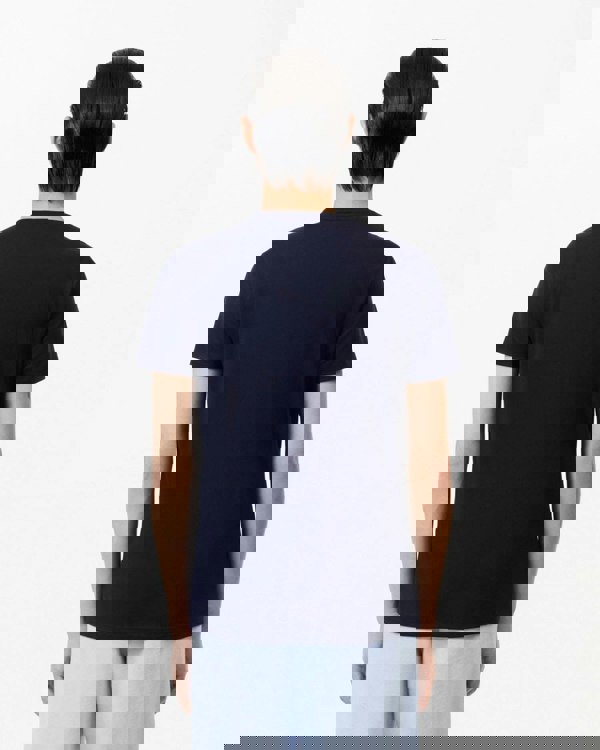 Lacoste Mens Crew Neck Pima Cotton Jersey T-Shirt - Navy Blue 166