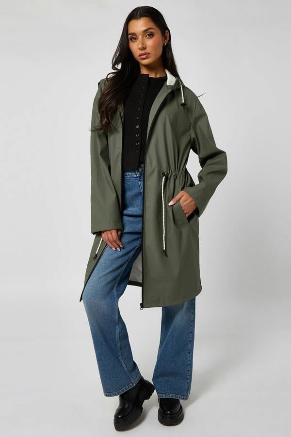 Urban Bliss Fishtail Rubberised Raincoat