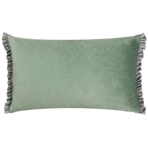 Wylder Tilly Reversible Velvet Cushion Cover - Sage/Grey