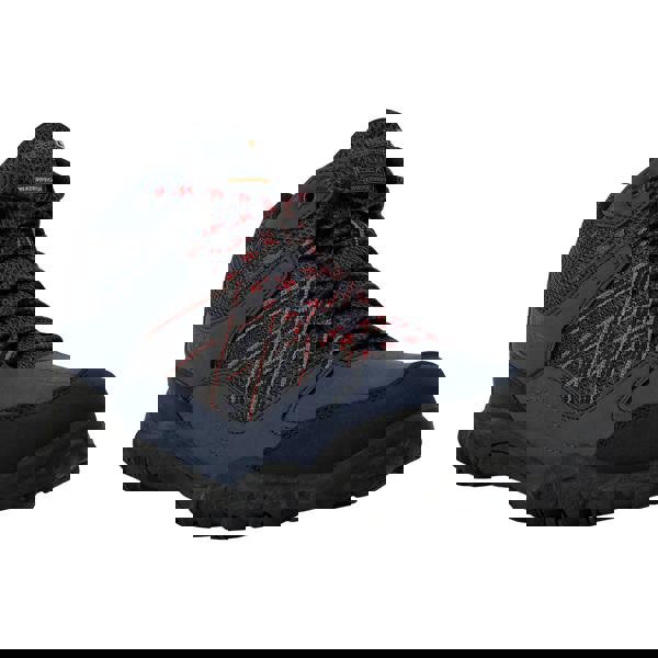 Regatta Mens Edgepoint Mid Waterproof Hiking Shoes - Navy/Rio Red - 