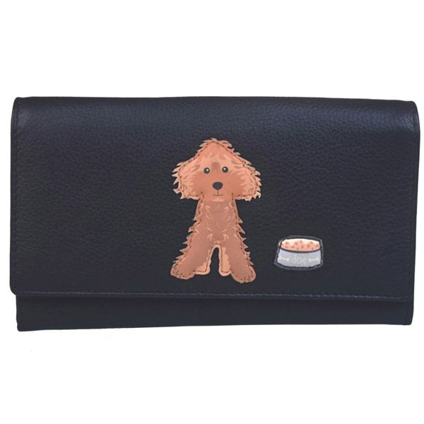 Mala Leather Bertie Cockapoo Dog Purse – Soft Leather – RFID Protected