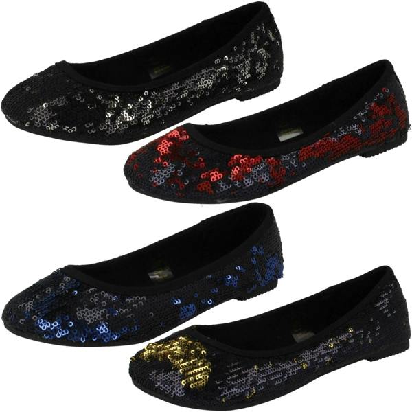 Spot On Girls Spot On Ballerina Flat Shoes
