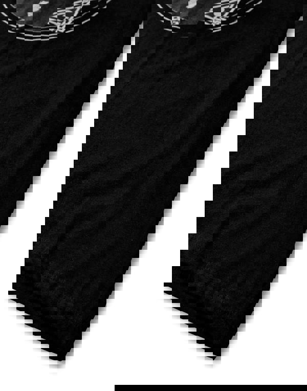 Wednesday Womens Black Back to Back Short Sleeved T-Shirt