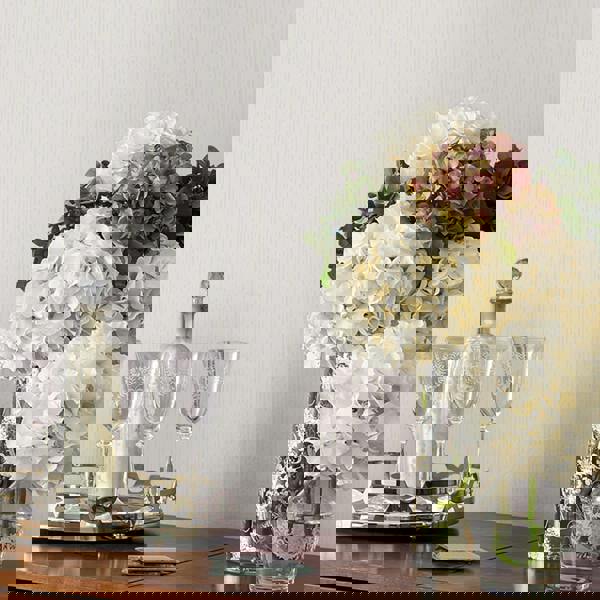 Laura Ashley Blyth Paintable Wallpaper - White - 10m