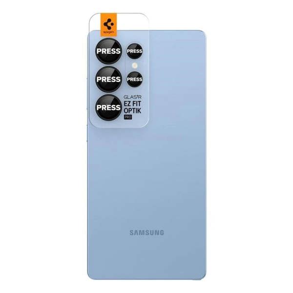 Spigen Glastr EZ Fit Optik Pro HD Camera Protector 2 Pack for Samsung Galaxy S25 Ultra 6.9" Black - AGL09084