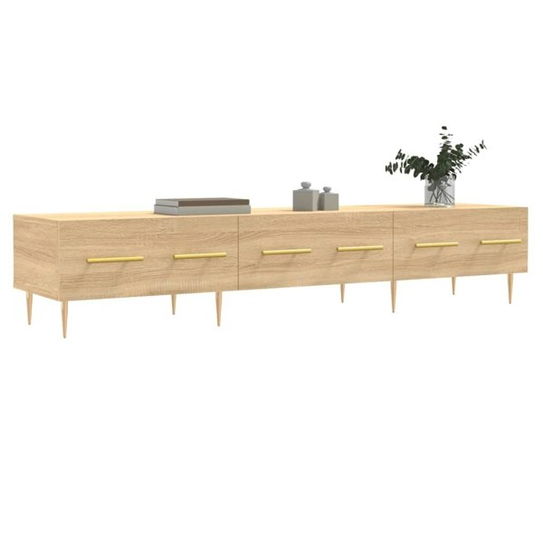 Berkfield TV Cabinet Sonoma Oak 150x36x30 cm Engineered Wood