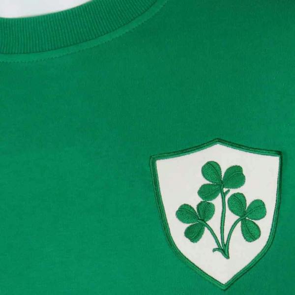 Vintage Irish Rugby T-Shirt Retro Style Badge