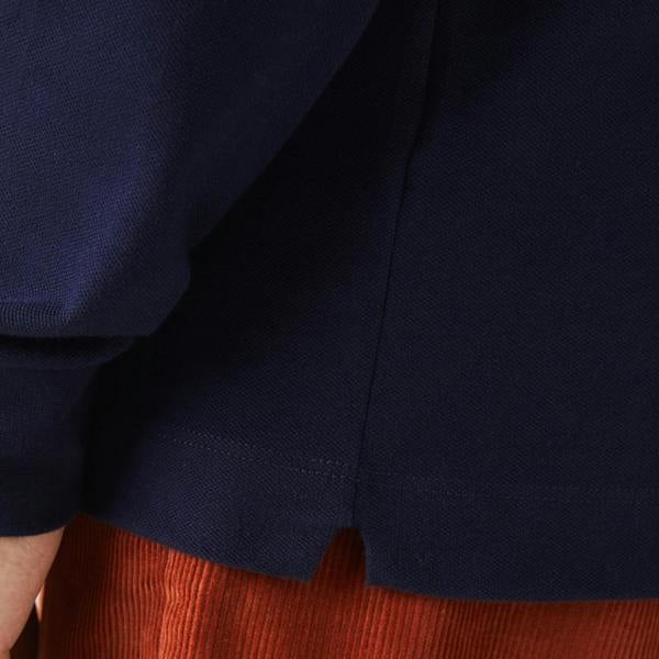 Lacoste Long Sleeve Paris Stretch Polo PH2481 - Navy