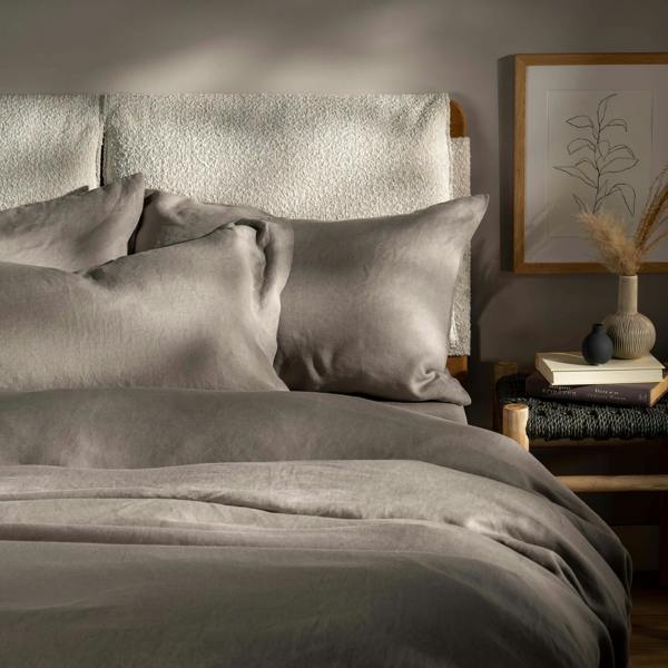 Soak&Sleep Mocha French Linen Bed Set