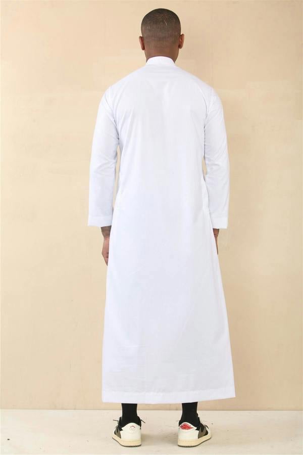 Infinity Leather Men's Thobe Arab Saudi Emirati Islamic Clothing Jubba Robe